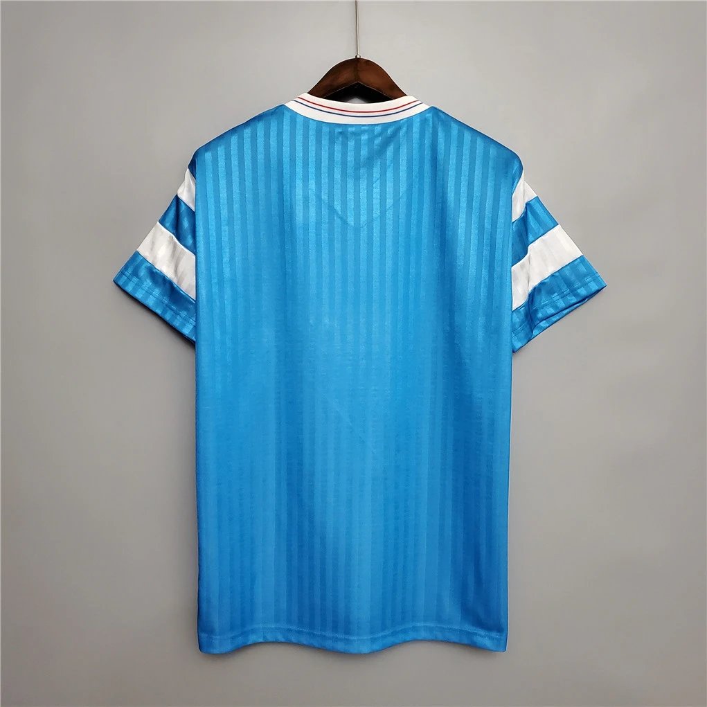 Marseille Retro Soccer Jersey Away Custom Shirt 1989-91