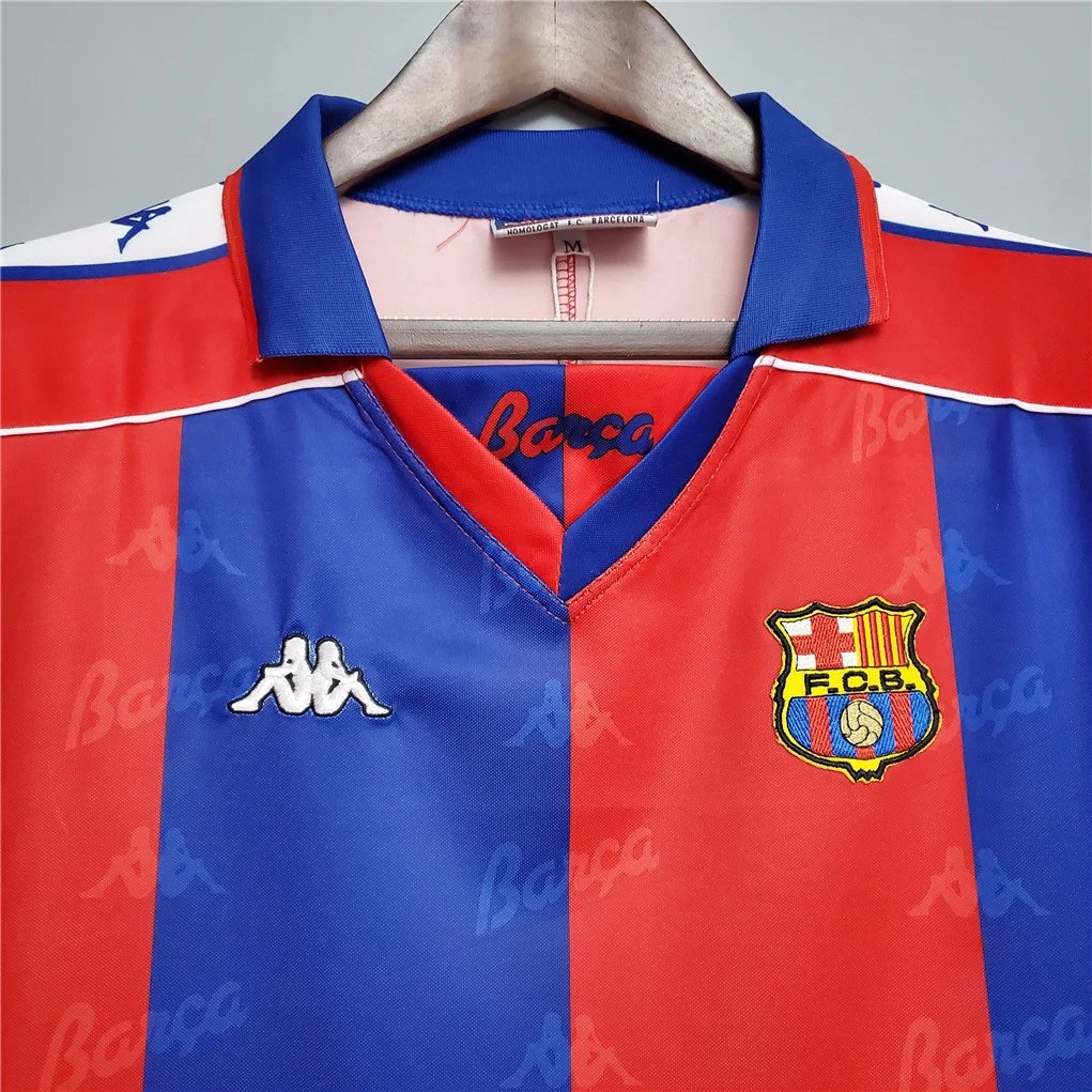 Barcelona Retro Jersey Home Soccer Shirt 1992/95