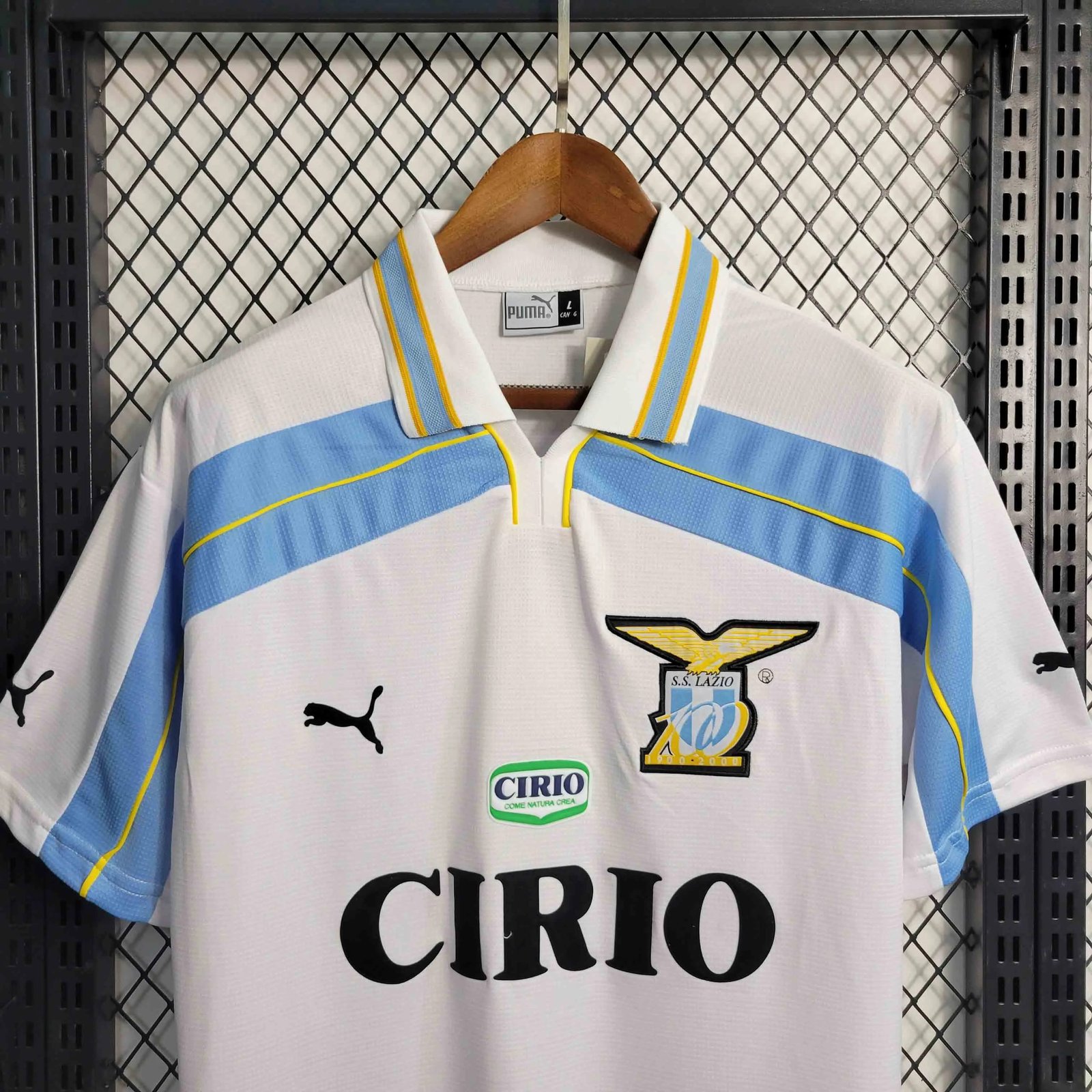 Lazio Retro Soccer Jersey Away Custom Shirt 1998-00
