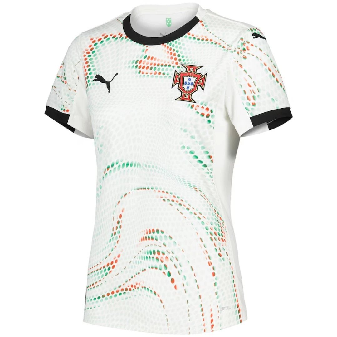 Portugal Soccer Jersey Away Women's Custom Shirt 2025