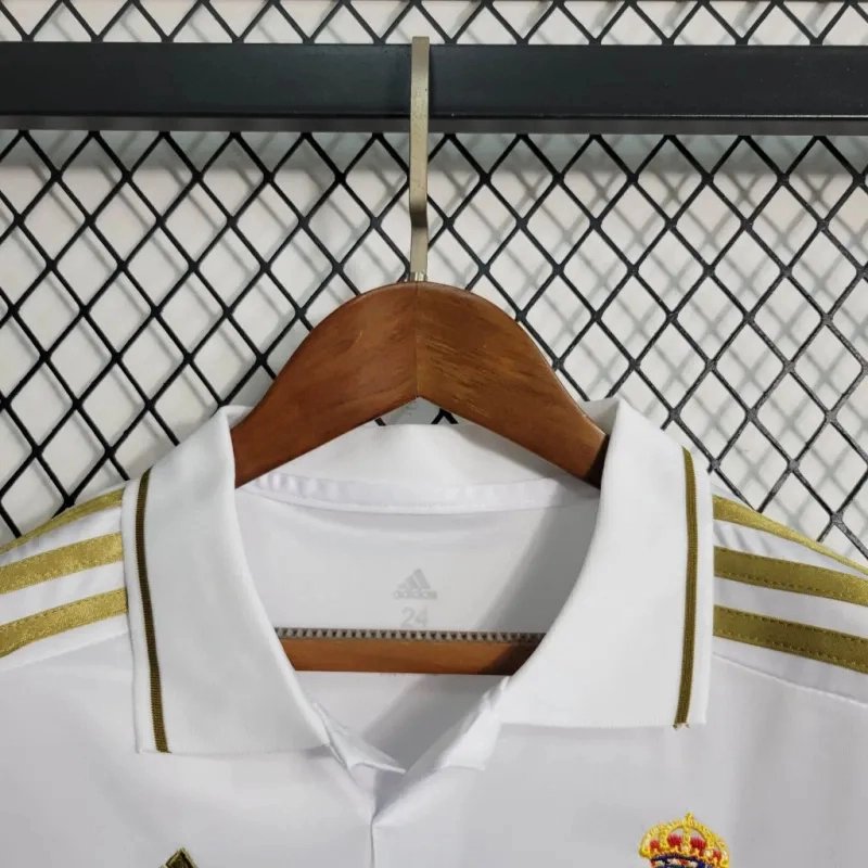 Real Madrid Retro Jersey Home Kids Kit Jersey+Shorts 2011/12