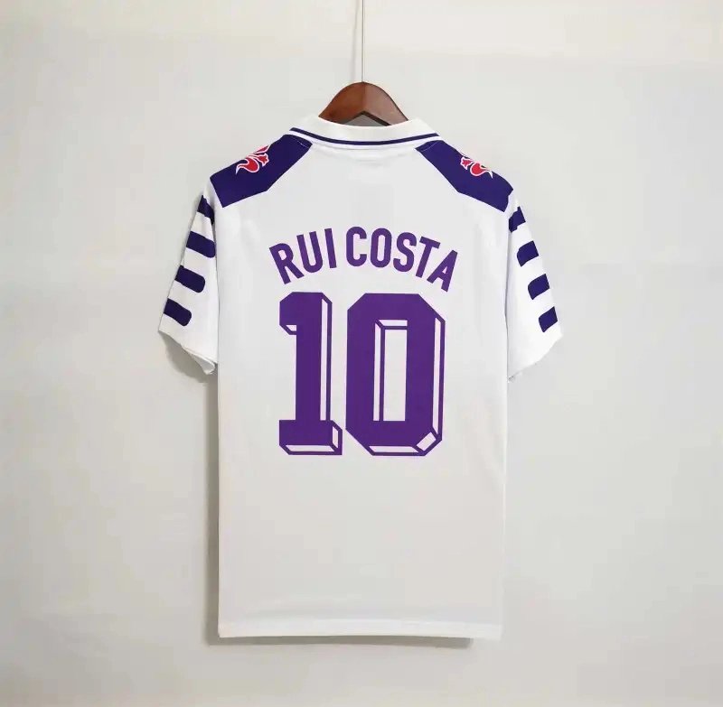 Fiorentina Retro Soccer Jersey Away Custom Shirt 1998/99