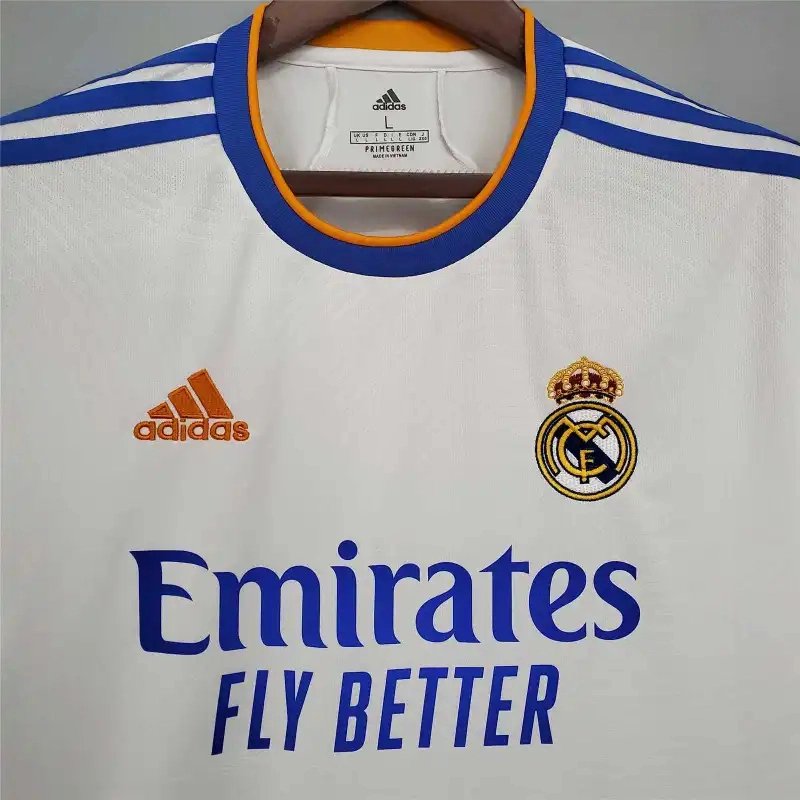 Real Madrid Retro Jersey Home Custom Soccer Shirt 2021/22
