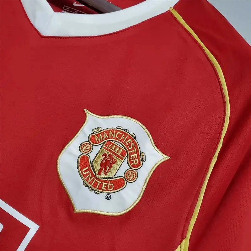 Manchester United Retro Home Football Jersey Shirt 2006/07