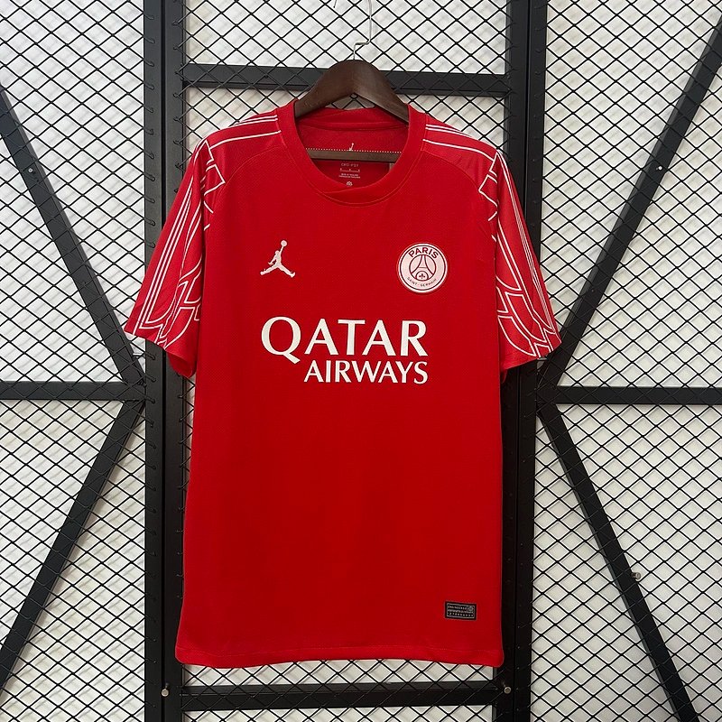 PSG Soccer Jersey Red Custom Shirt 2025/26