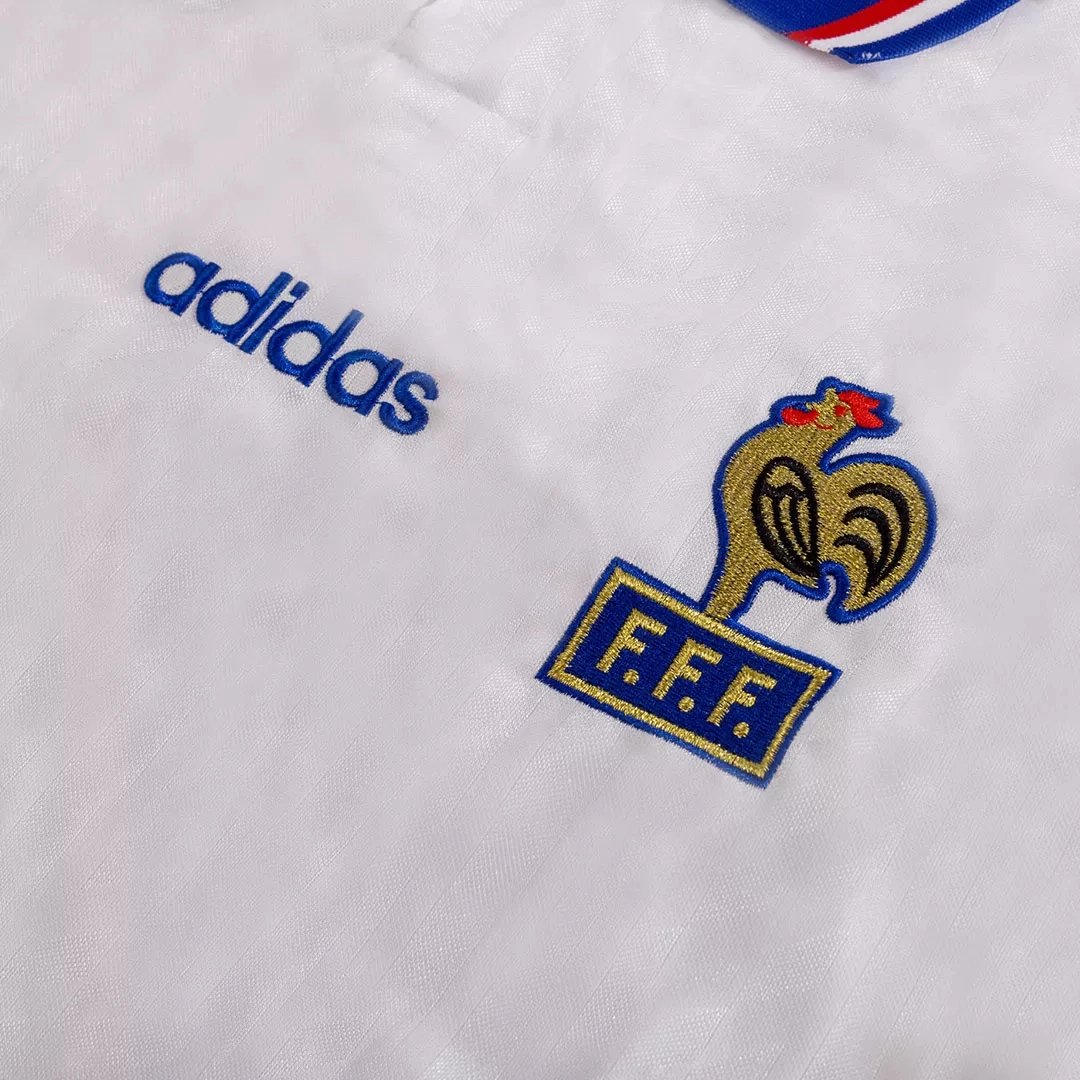 2ab2ff4ce35d5f576e6b5865e009343f3ce09874 France Retro Soccer Jersey Away Custom Shirt World Cup 1994