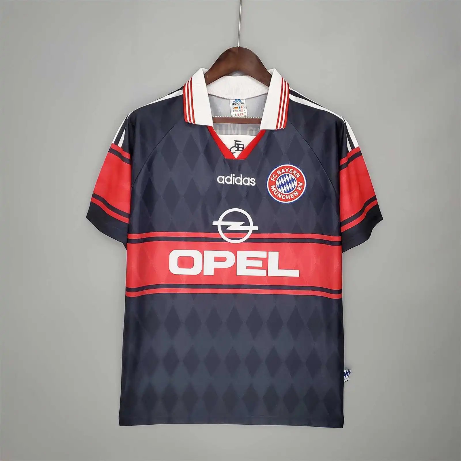 Bayern Munich Retro Jersey Home Soccer Shirt 1997/99