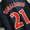 Ronaldinho #21 PSG Retro Jersey Home Soccer Shirt 2001/02