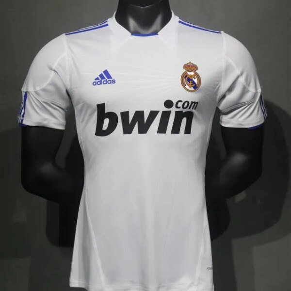 Real Madrid Authentic Retro Jersey Home Soccer Shirt 2010/11