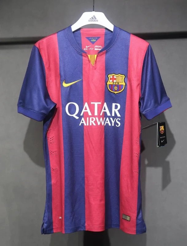 Authentic Barcelona Retro Jersey Home Soccer Shirt 2014-15