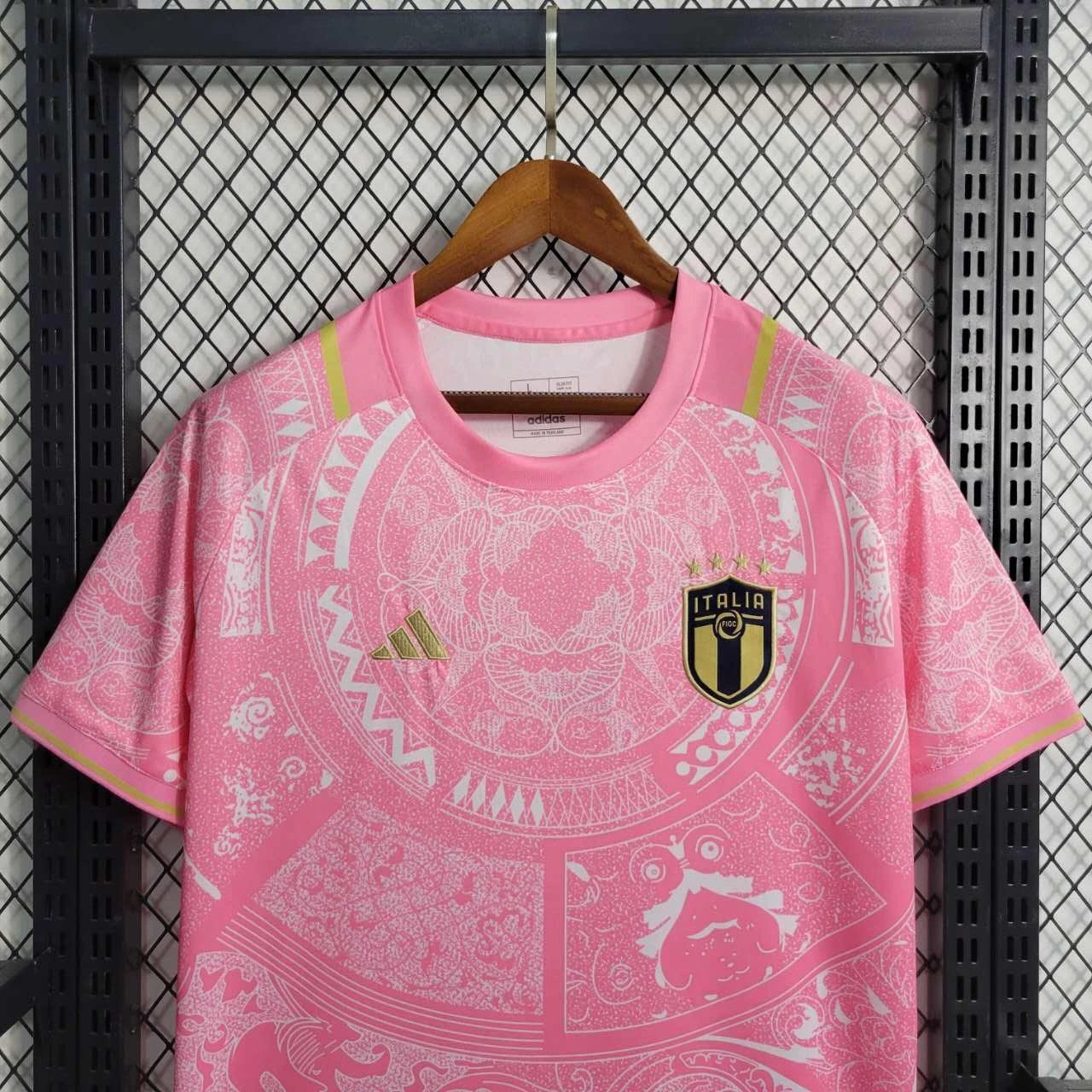 2dfba5a7a117984da0583c80eecfd3c48ac651a9 Italy Soccer Jersey Pink Special Edition Custom Shirt 2024