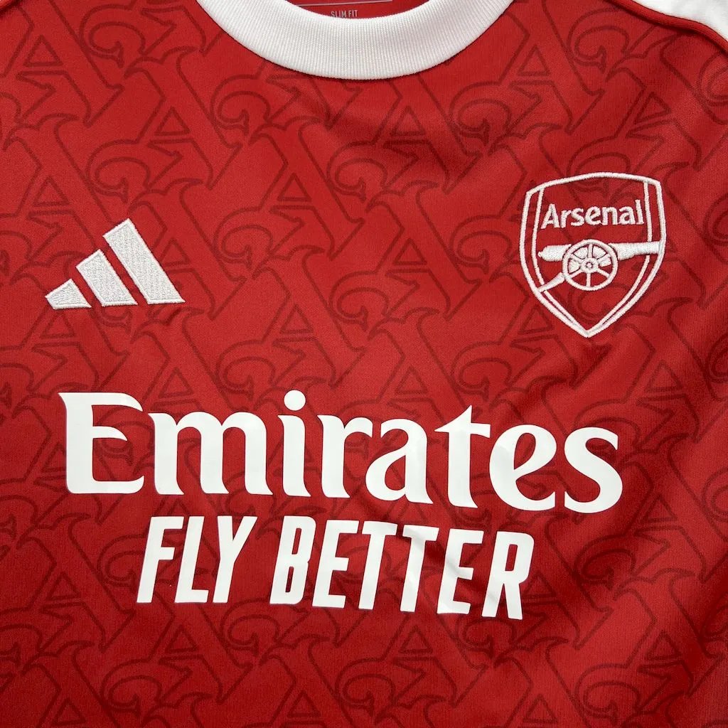Arsenal Soccer Jersey Home Kids Kit Jersey+Shorts 2025/26