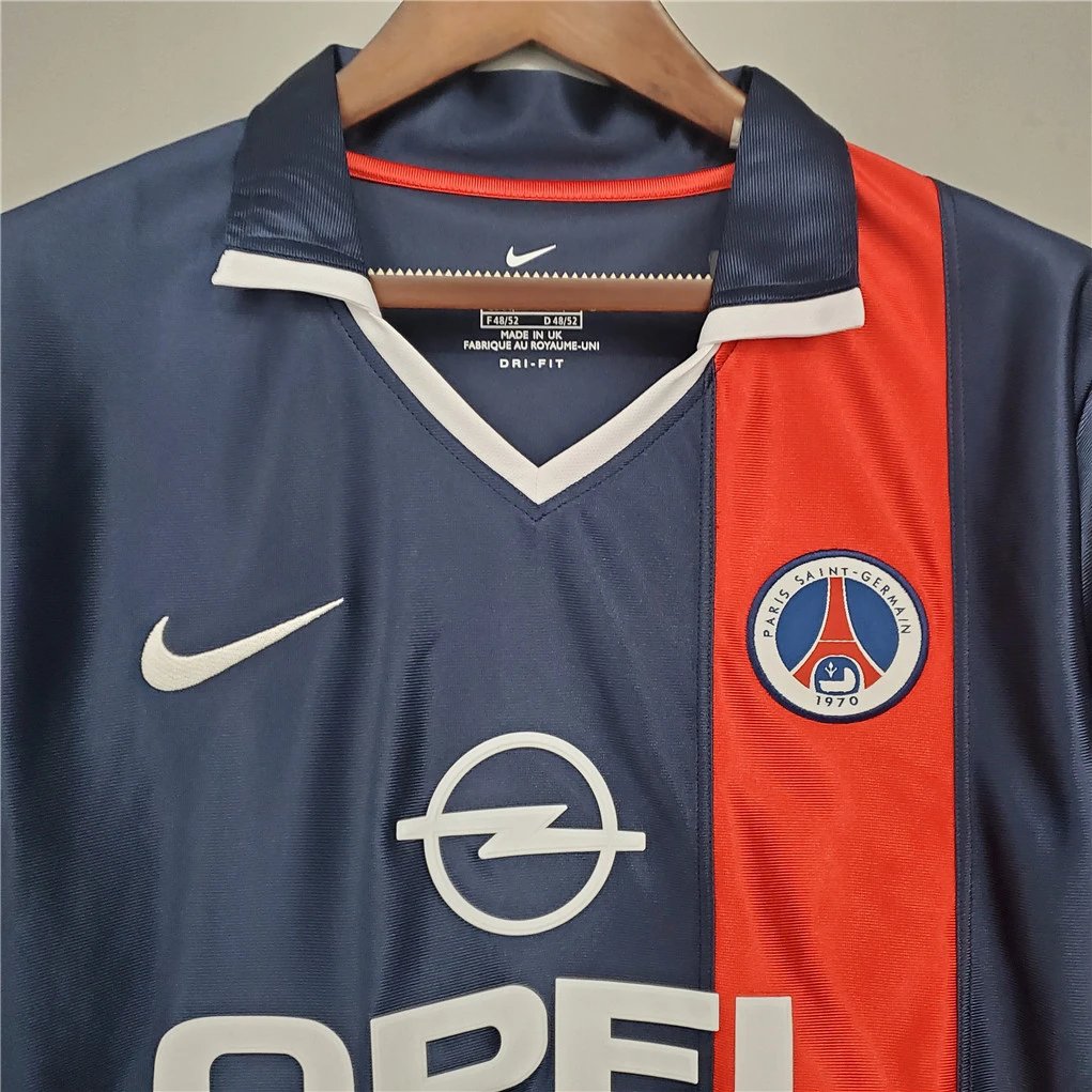 PSG Retro Jersey Home Soccer Shirt 2001/02