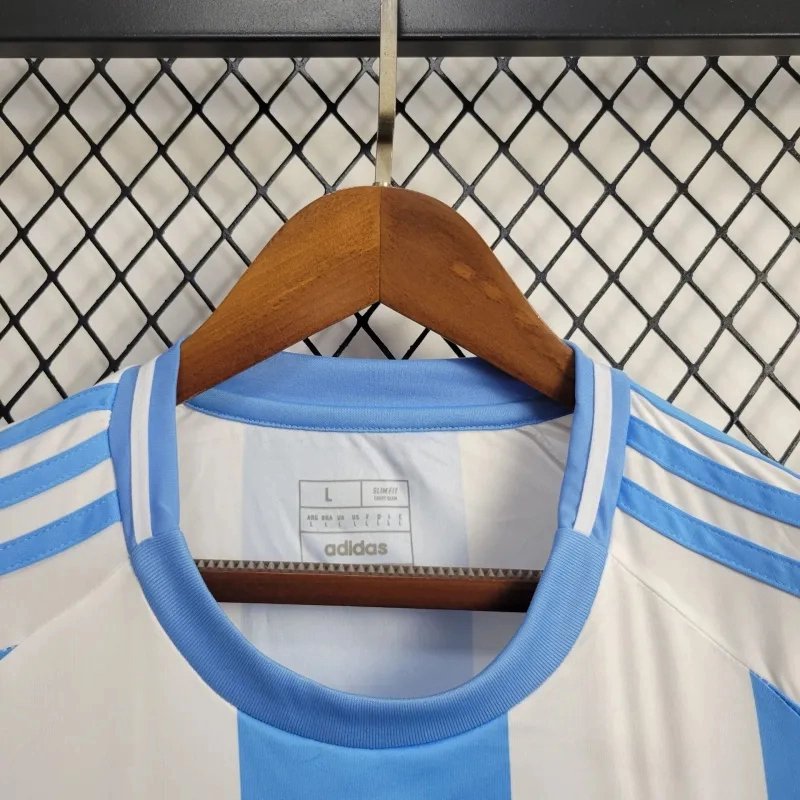 328281db877695b97bd5c3ac399dfee5512559fe Argentina Soccer Jersey Home Custom Long Sleeve Shirt 2024