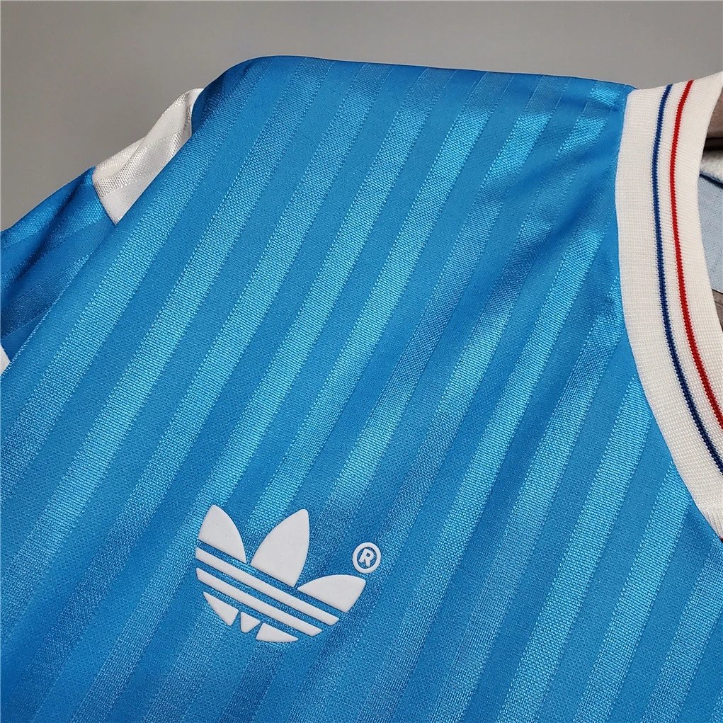 Marseille Retro Soccer Jersey Away Custom Shirt 1989-91