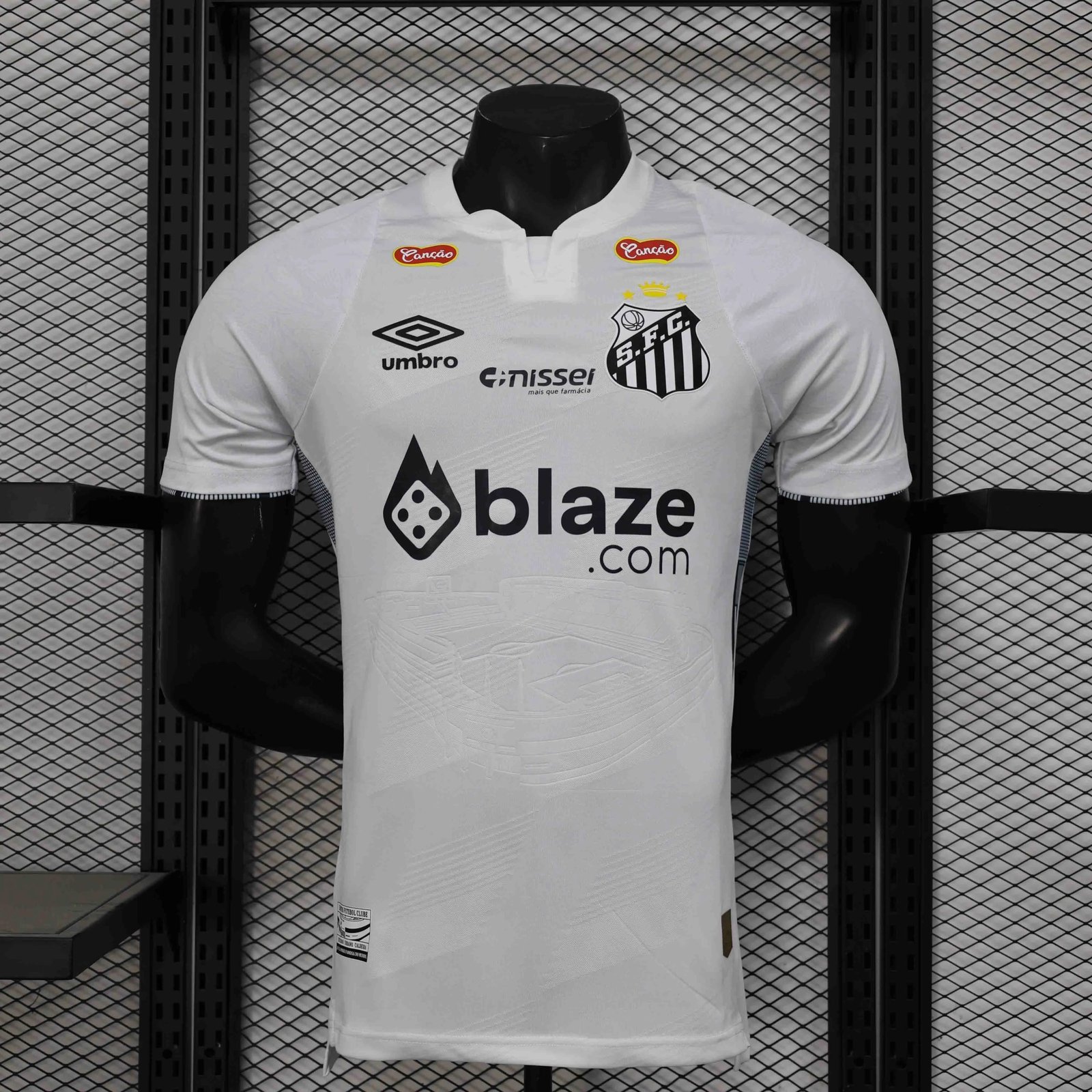 Santos FC Authentic Soccer Jersey Home Shirt All Sponsor 2024