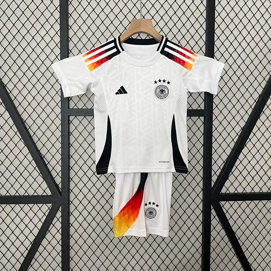 Germany Home Football Uniform Kids Kit Jersey+Shorts EURO 2024