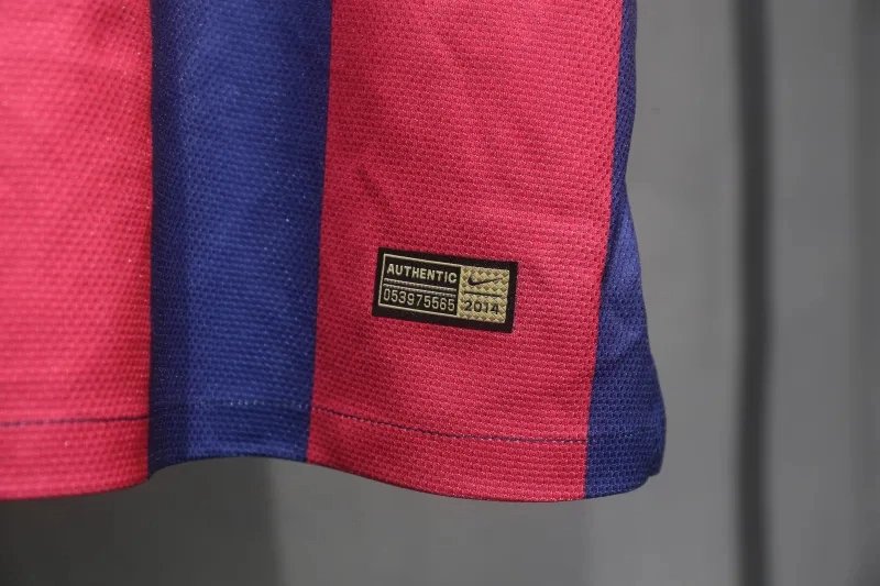 Authentic Barcelona Retro Jersey Home Soccer Shirt 2014-15