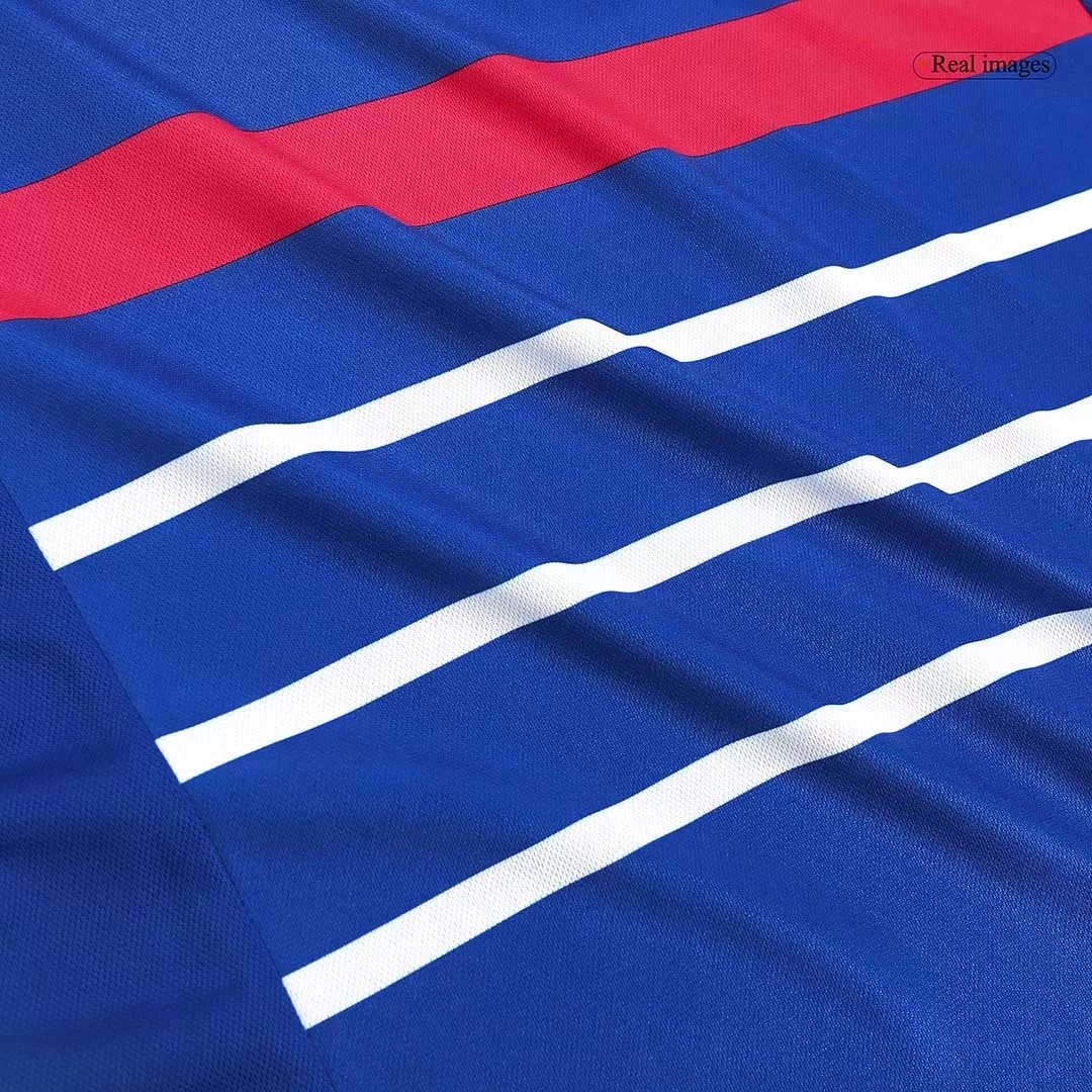 France Retro Soccer Jersey Home Custom Shirt 1998