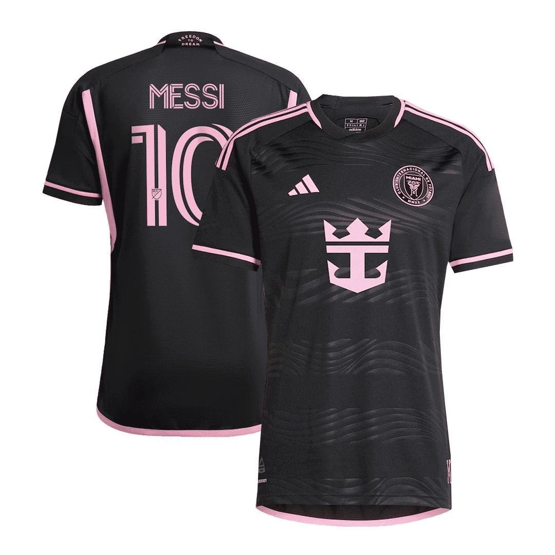 Messi #10 Inter Miami Authentic Soccer Jersey Away Shirt 2024