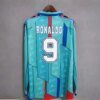 Barcelona Retro Jersey Away Long Sleeve Soccer Shirt 1996-97