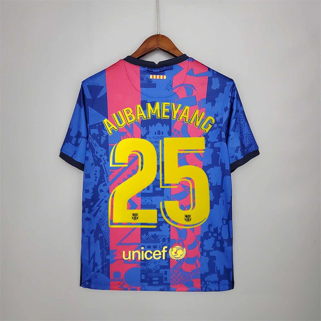 Barcelona Retro Jersey Third Away Soccer Shirt 2021/22