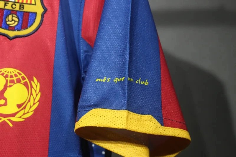 Authentic Barcelona Retro Jersey Home Soccer Shirt 2010-11