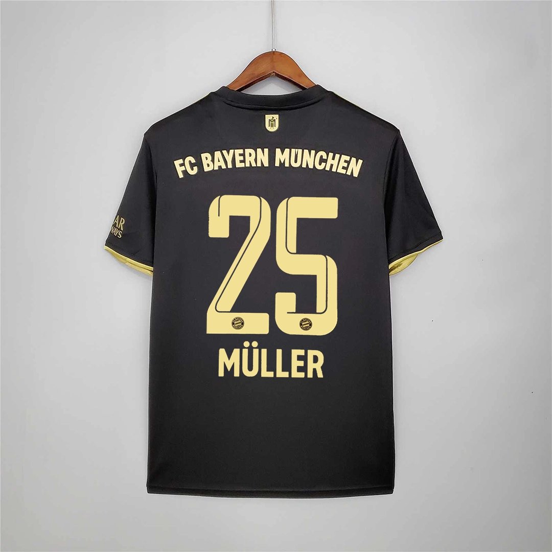Bayern Munich Retro Jersey Away Soccer Shirt 2021/22
