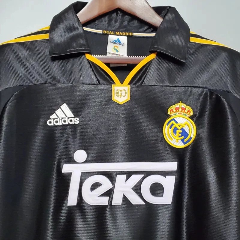 Real Madrid Retro Jersey Away Custom Soccer Shirt 1999-01