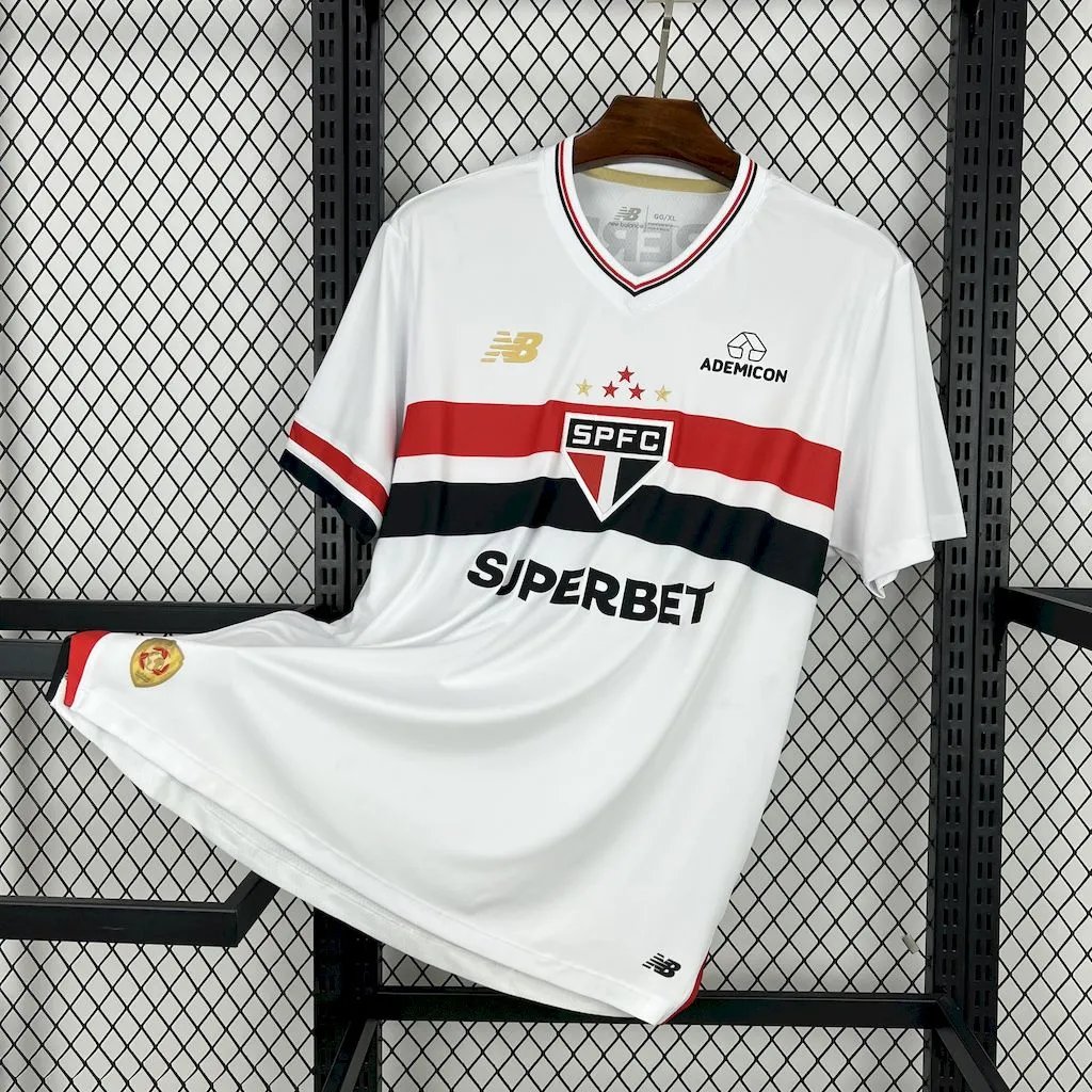 Sao Paulo FC Soccer Jersey Home Custom Shirt 2025