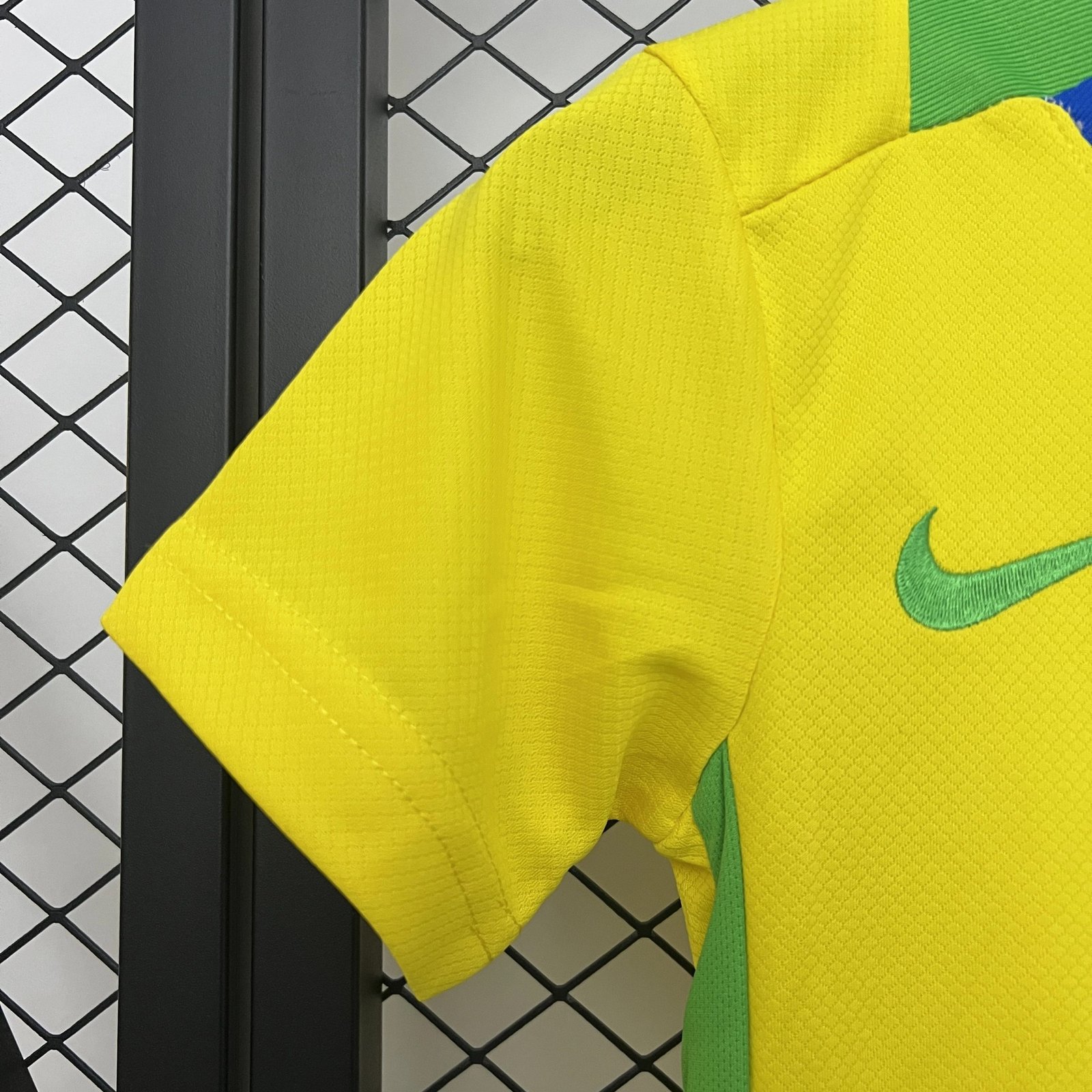 394f9425b7cb594eccb4e8558e71df4781dbcaa3 Brazil Home Soccer Uniform Kids Kit Jersey+Shorts 2025