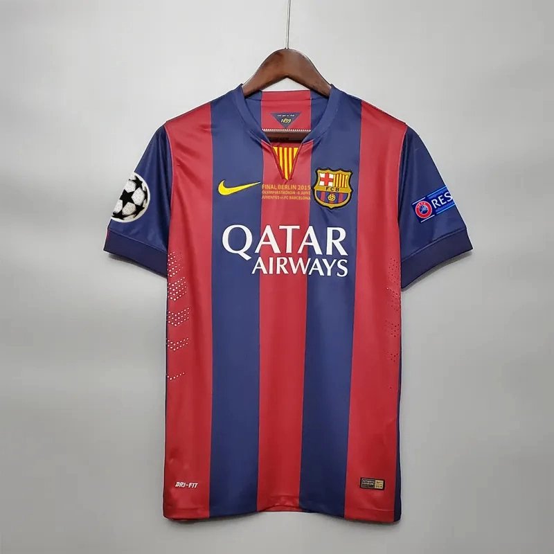 Barcelona Retro Jersey Home Soccer Shirt 2014-15