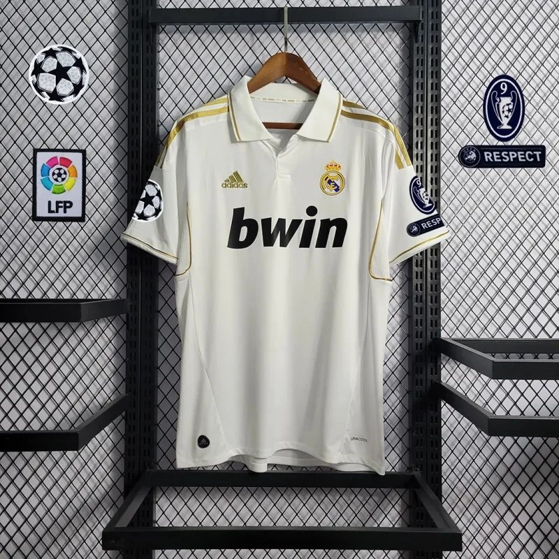 Real Madrid Retro Jersey Home Soccer Custom Shirt 2011/12