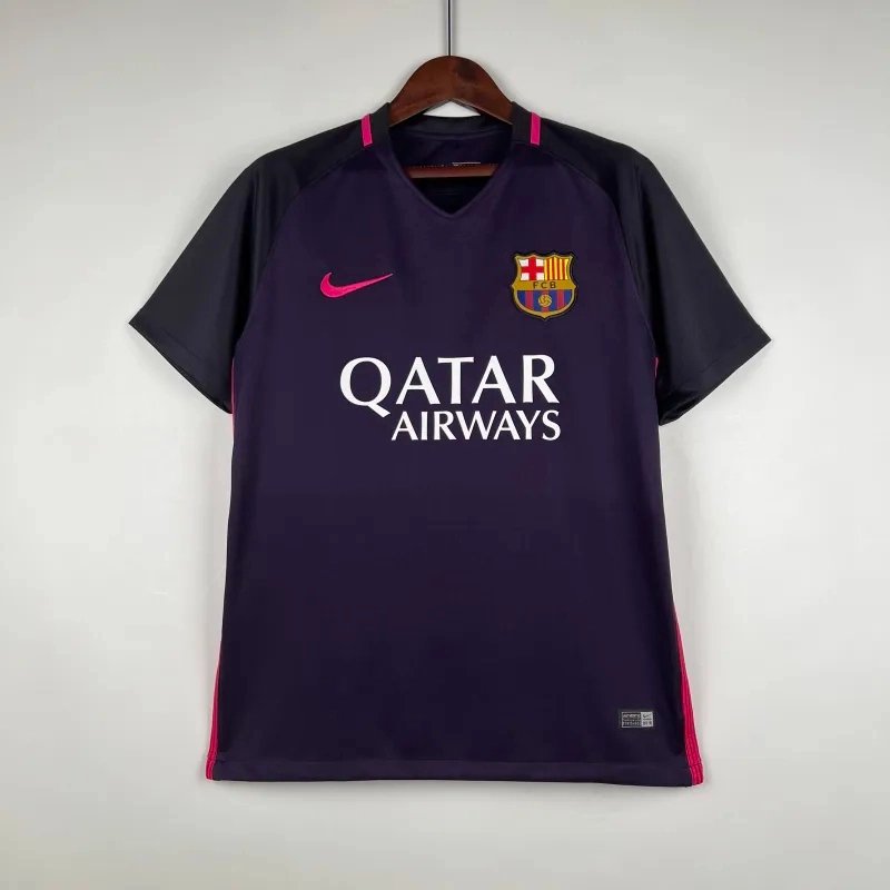 Barcelona Retro Jersey Away Soccer Shirt 2016-17