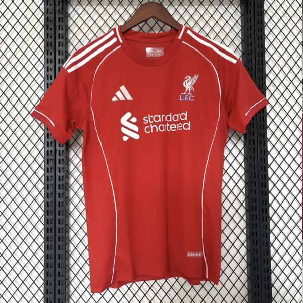 Liverpool Football Jersey Home Custom Shirt 2025/26