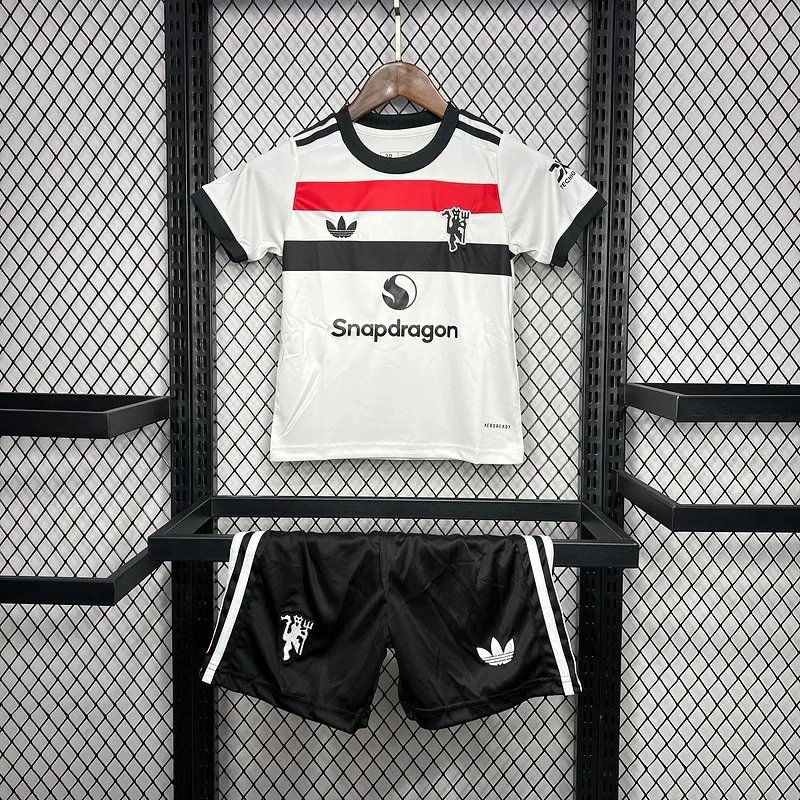 Manchester United Third Away Kids Kit Jersey+Shorts 2024/25