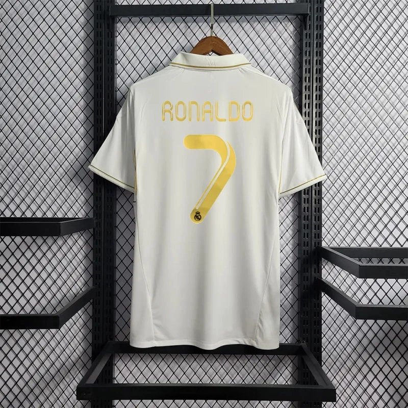 Real Madrid Retro Jersey Home Soccer Custom Shirt 2011/12