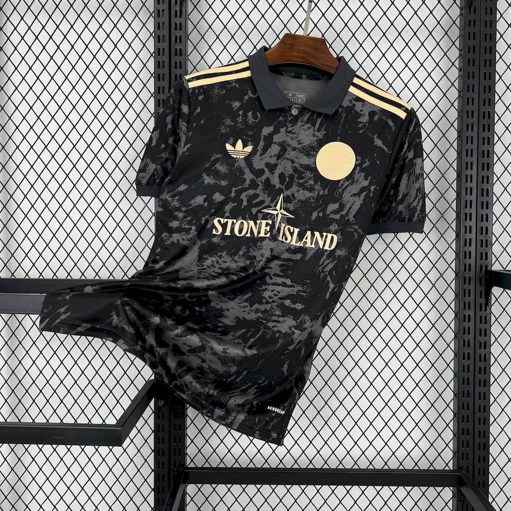 Ajax Football Jersey Stone Island Special Edition Custom Shirt 2025/26