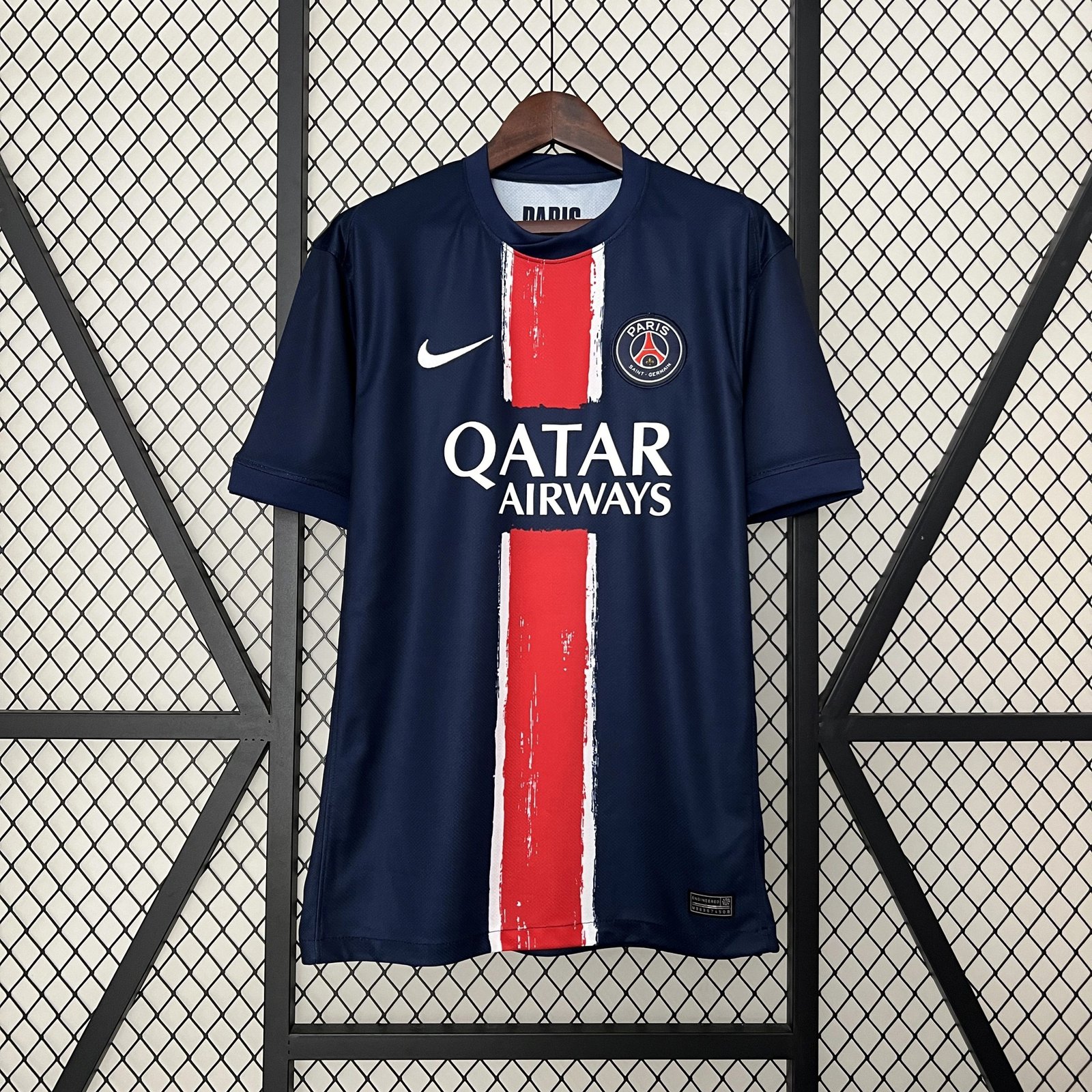 KVARATSKHELIA #7 PSG Soccer Jersey Home Custom Shirt 2024/25