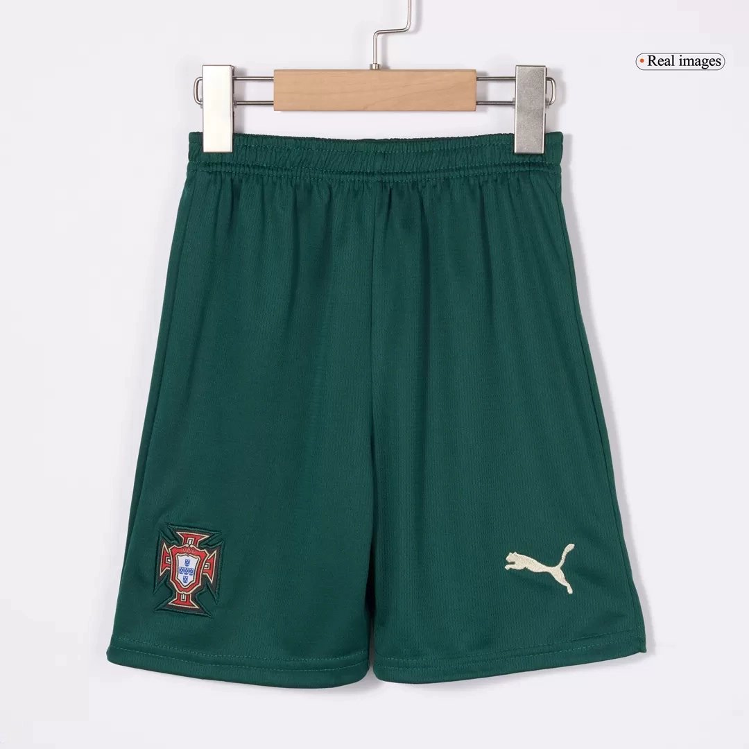 Portugal Home Football Uniform Kids Kit Jersey+Shorts 2025
