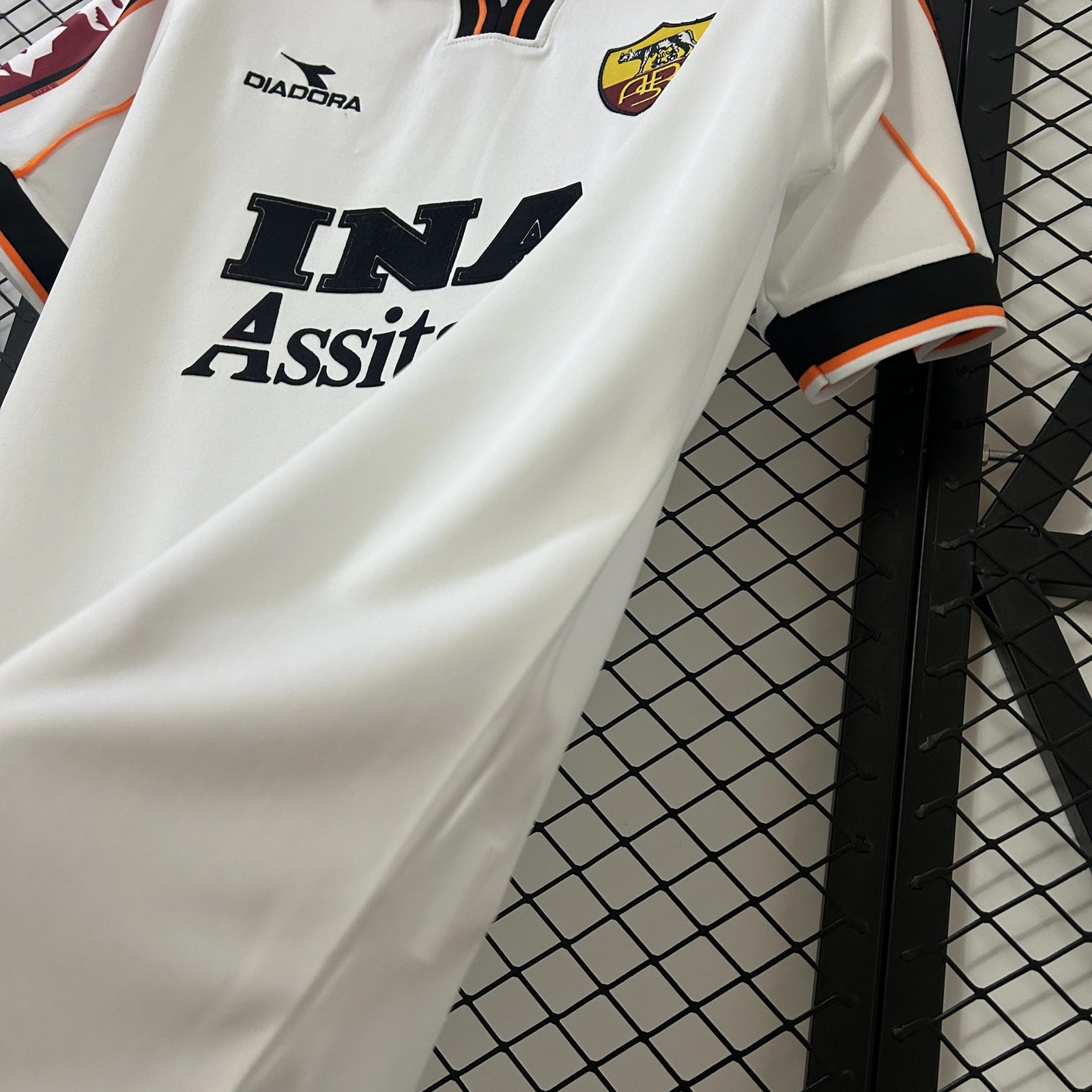 Roma Retro Soccer Jersey Away Custom Shirt 1998/99