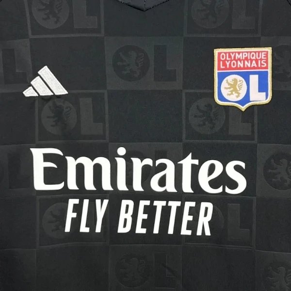Olympique Lyonnais Football Jersey Away Kids Kit Jerseys+Shorts 2024/25