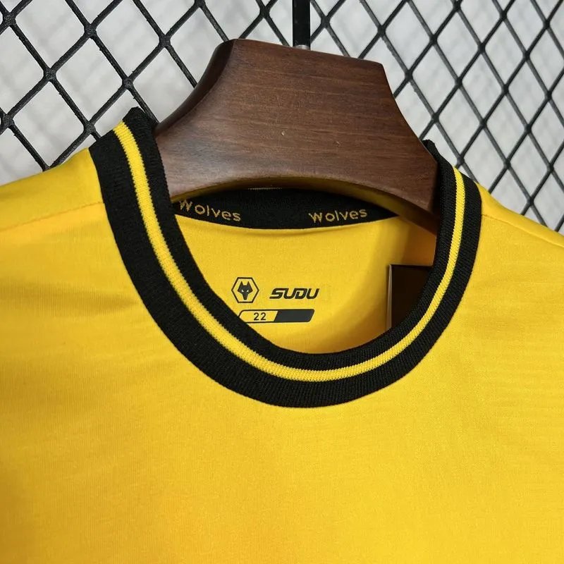 Wolves Football Jersey Home Kids Kit Jersey+Shorts 2024/25