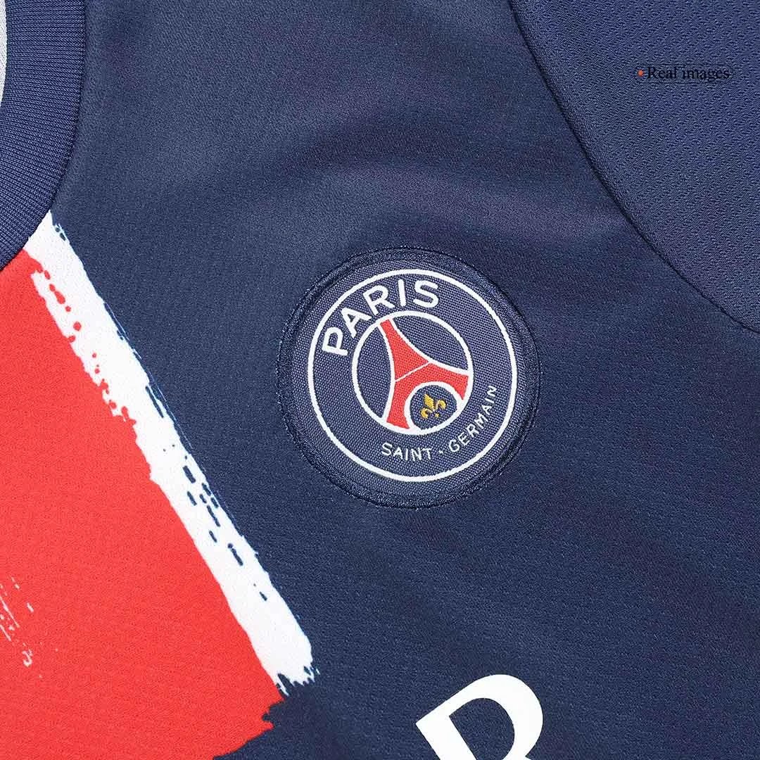 PSG Soccer Jersey Home Kids Kit Jersey+Shorts 2024/25