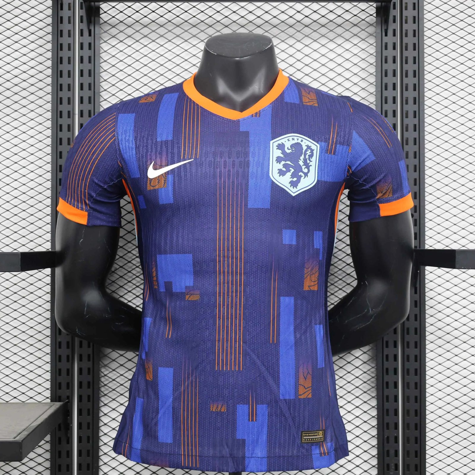 Netherlands Authentic Soccer Jersey Away Shirt EURO 2024