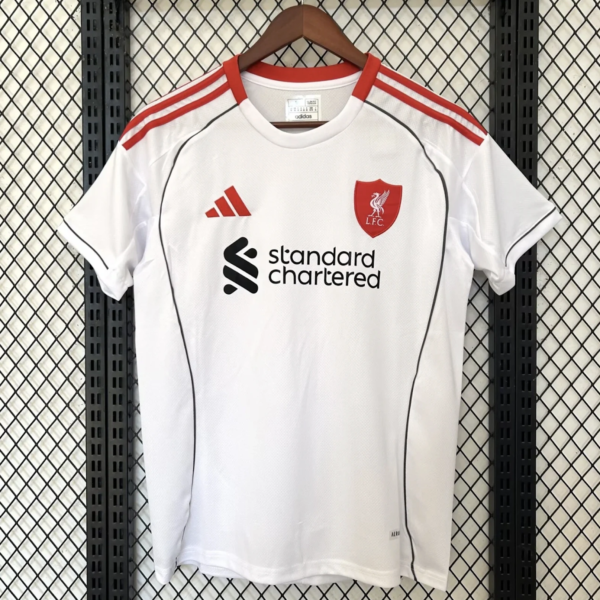 Liverpool Football Jersey Away Custom Shirt 2025/26