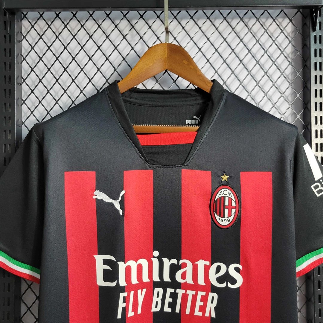 AC Milan Retro Soccer Jersey Home Custom Shirt 2022/23