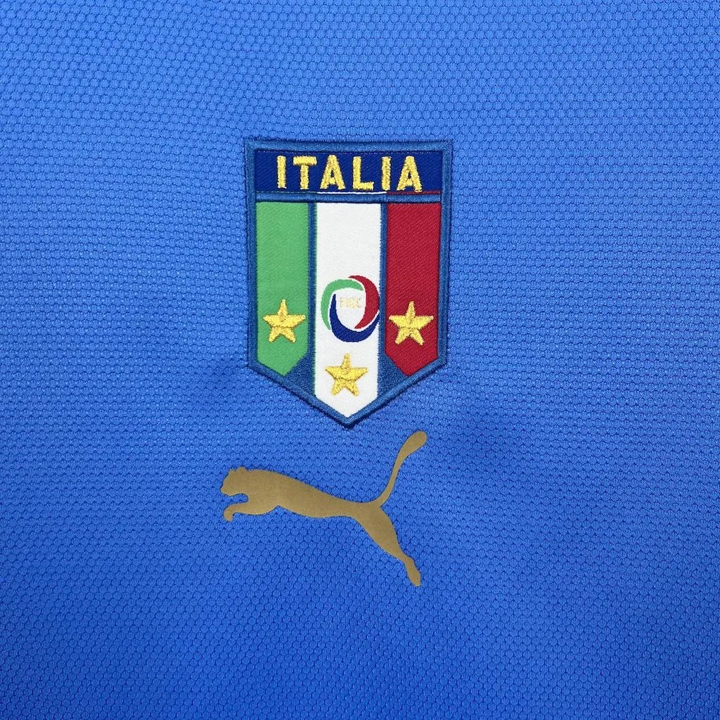 Italy Retro Soccer Jersey Home Custom Shirt 2006