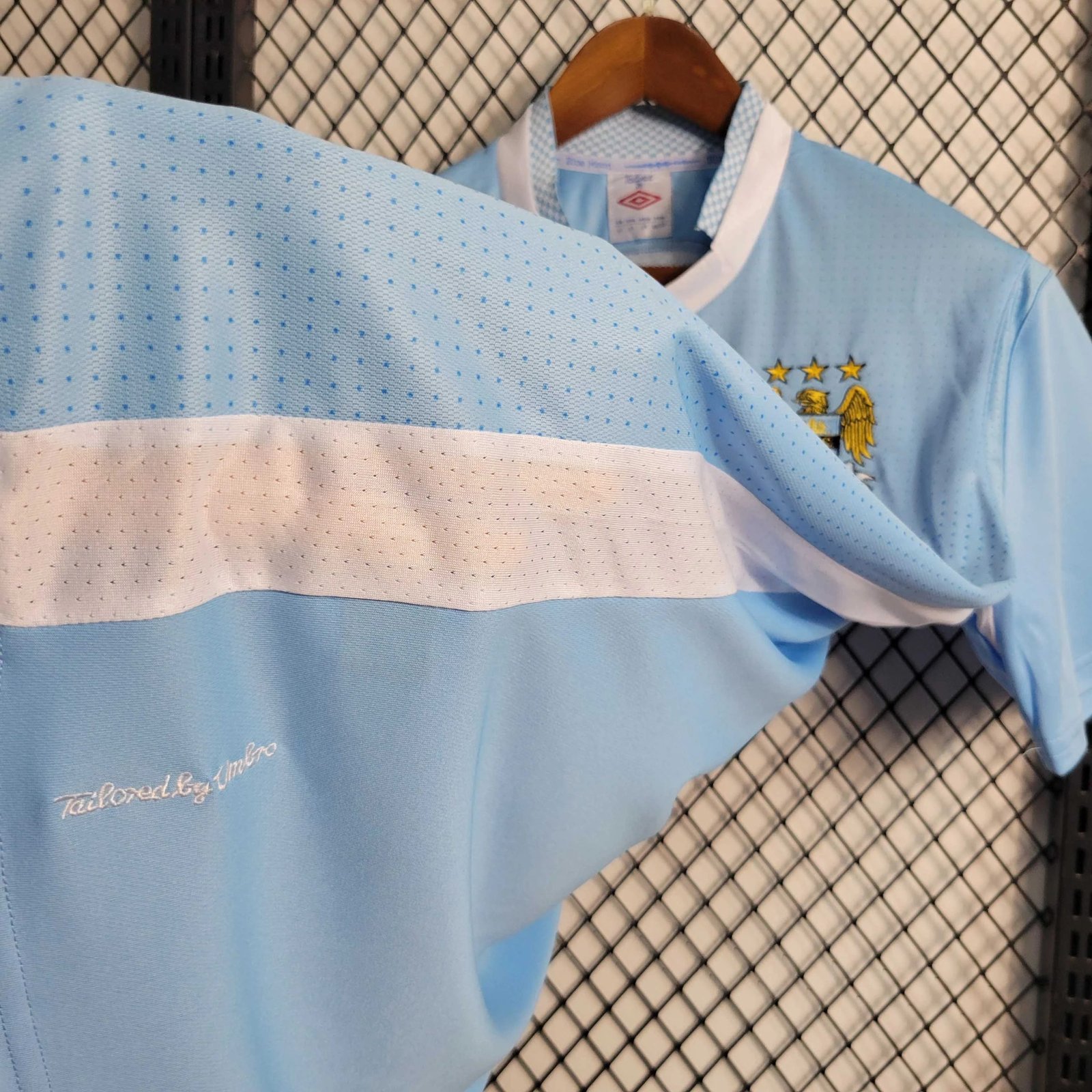 Manchester City Retro Home Football Jersey Shirt 2011/12