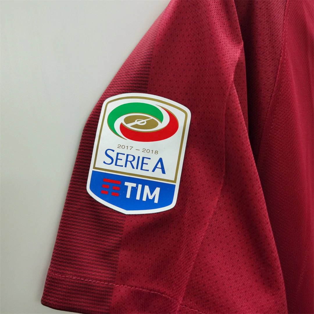 Roma Retro Soccer Jersey Home Custom Shirt 2017/18